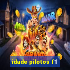 idade pilotos f1